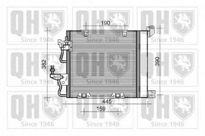QUINTON HAZELL qcn452 -  Конденсатор, кондиционер